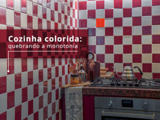 Cozinha colorida - Cerâmica Strufaldi